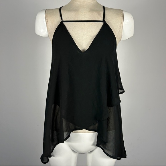 NWT Dex Black Layered Camisole Top Size XS - Picture 1 of 9